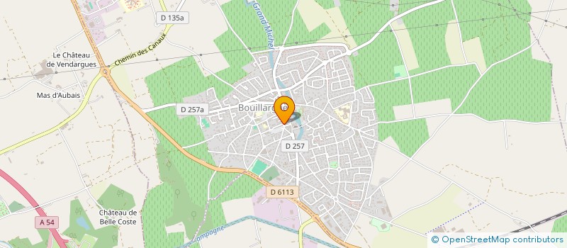 localisation de l'entreprise DENTAL 30  BOUILLARGUES