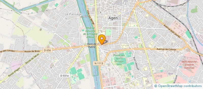 localisation de l'entreprise DENTAL 3000 à AGEN