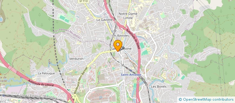localisation de l'entreprise DENTAL 3D  MARSEILLE