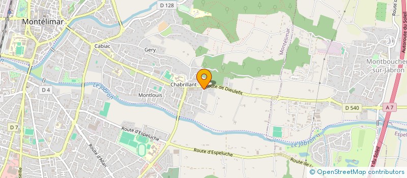 localisation de l'entreprise DENTAL à MONTELIMAR
