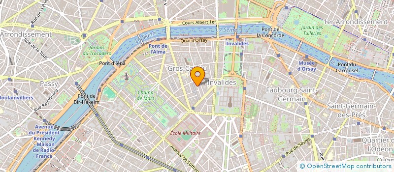 localisation de l'entreprise DENTAL 7 à PARIS