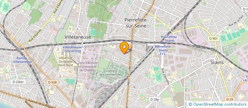 localisation de l'entreprise DENTAL ART à PIERREFITTE-SUR-SEINE