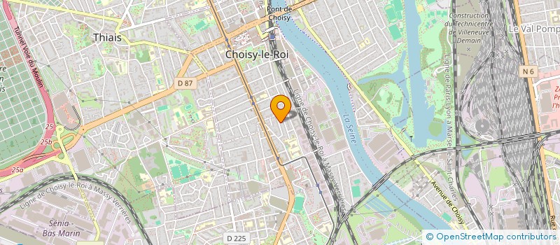 localisation de l'entreprise DENTAL CARE FRANCE  CHOISY-LE-ROI