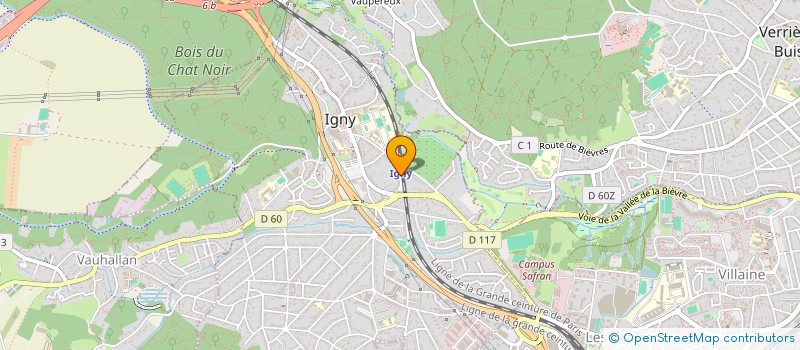 localisation de l'entreprise DENTAL CONNEXION à IGNY