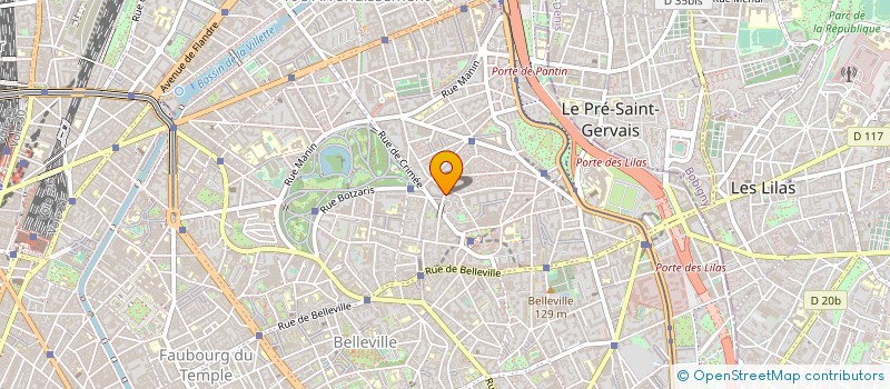localisation de l'entreprise DENTAL CONTACT à PARIS