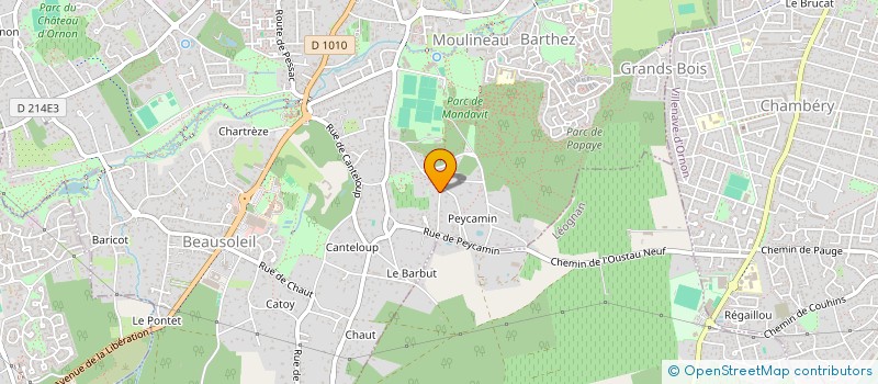 localisation de l'entreprise DENTAL DEPOT OCEAN  GRADIGNAN