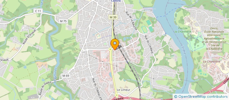 localisation de l'entreprise DENTAL DIRECT DISTRIBUTION  LA CHAPELLE-SUR-ERDRE