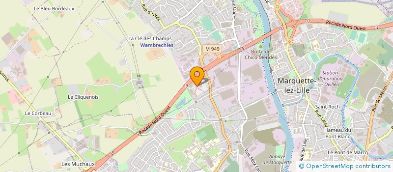localisation de l'entreprise DENTAL ELITE  WAMBRECHIES