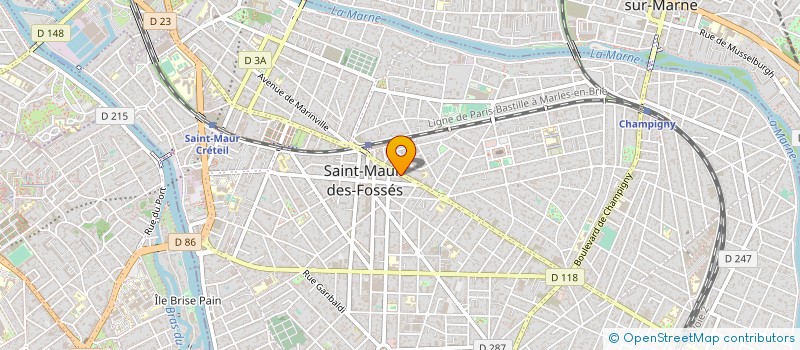 localisation de l'entreprise DENTAL FOCH à SAINT-MAUR-DES-FOSSES