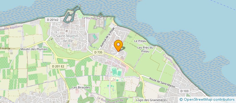 localisation de l'entreprise DENTAL-FORET  SAINT-MARTIN-DE-RE