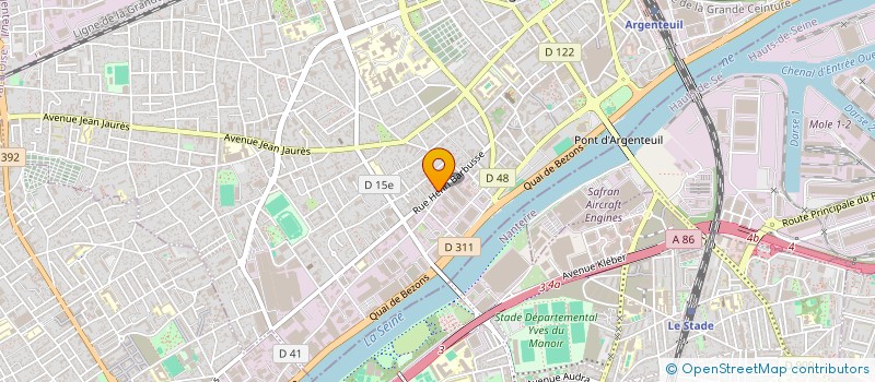 localisation de l'entreprise DENTAL FRANCE à ARGENTEUIL