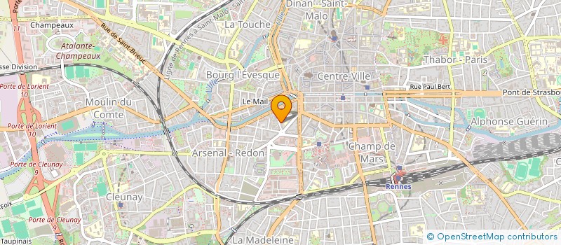 localisation de l'entreprise DENTAL HARMONY à RENNES