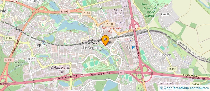 localisation de l'entreprise DENTAL HEALTH GESTION à TORCY
