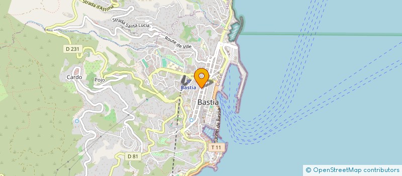 localisation de l'entreprise DENTAL IMPLANT CORPORATION à BASTIA