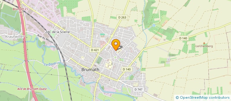 localisation de l'entreprise DENTAL INV'EST  BRUMATH