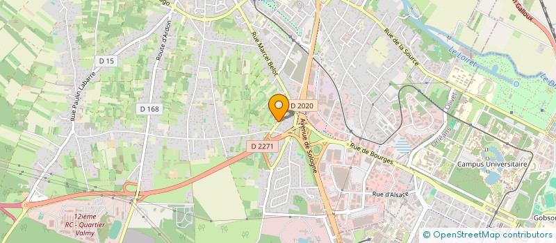 localisation de l'entreprise DENTAL INVEST à OLIVET