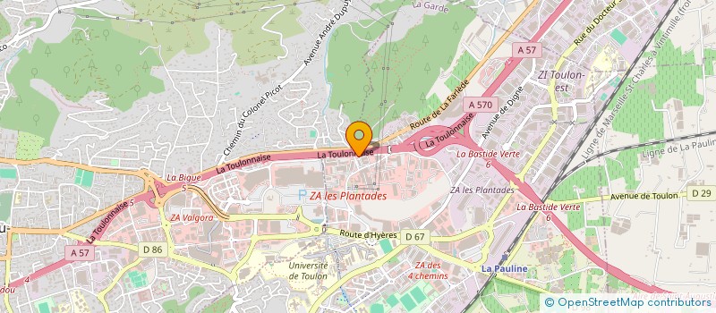 localisation de l'entreprise DENTAL INVEST à LA GARDE
