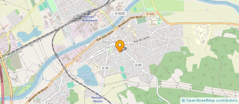 localisation de l'entreprise DENTAL LOUNGE  BEAUMONT-SUR-OISE