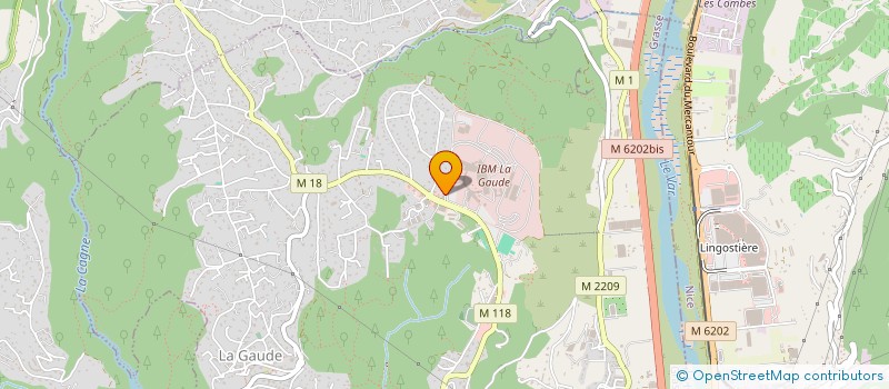 localisation de l'entreprise DENTAL MAGG - SOCIETE CIVILE DE MOYENS A CAPITAL VARIABLE  LA GAUDE