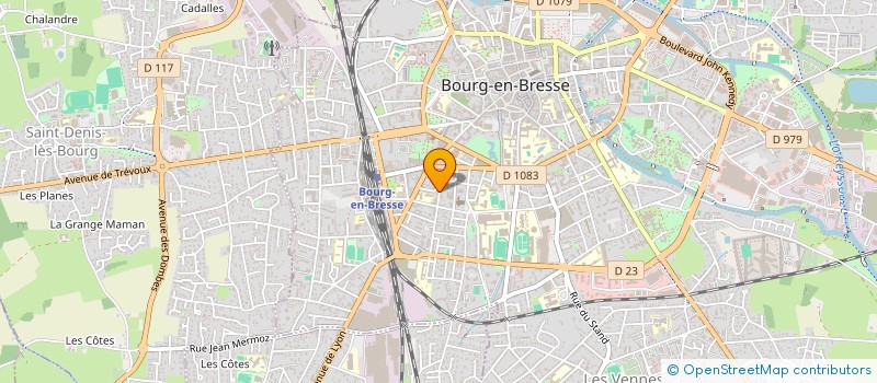 localisation de l'entreprise DENTAL ONE à BOURG-EN-BRESSE