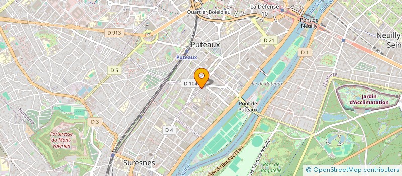 localisation de l'entreprise DENTAL PETE DIERI  PUTEAUX