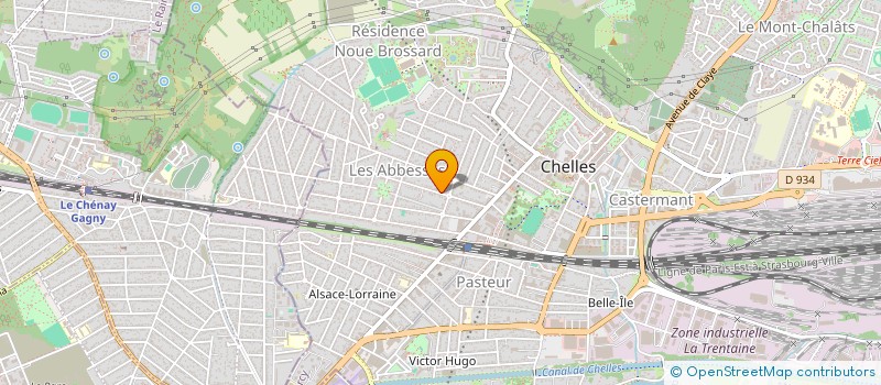 localisation de l'entreprise DENTAL PROCEDURES DIEPPE à CHELLES