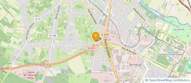 localisation de l'entreprise DENTAL SERVICE 45 à OLIVET