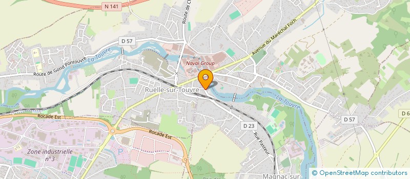 localisation de l'entreprise DENTAL STUDIO à MAGNAC-SUR-TOUVRE