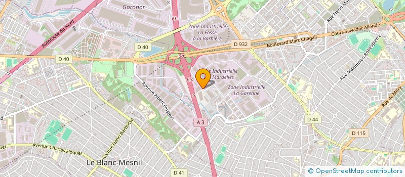 localisation de l'entreprise DENTAL STUDIO FRANCE à AULNAY-SOUS-BOIS