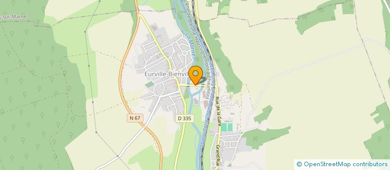localisation de l'entreprise DENTAL TECHNIC 52 à EURVILLE-BIENVILLE