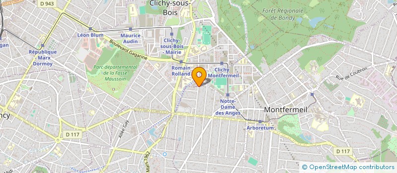 localisation de l'entreprise DENTAL TOTAL SAS  MONTFERMEIL