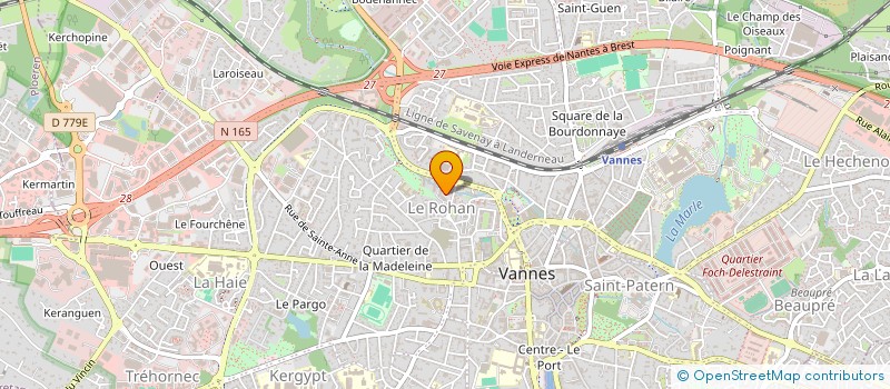 localisation de l'entreprise DENTAL VANNES à VANNES