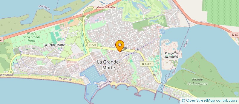 localisation de l'entreprise DENTAL VIP à LA GRANDE-MOTTE