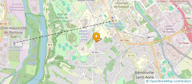 localisation de l'entreprise DENTAL VISION PRO  TOULOUSE