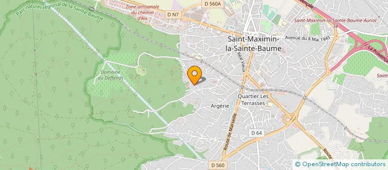 localisation de l'entreprise DENTALDCP à SAINT-MAXIMIN-LA-SAINTE-BAUME