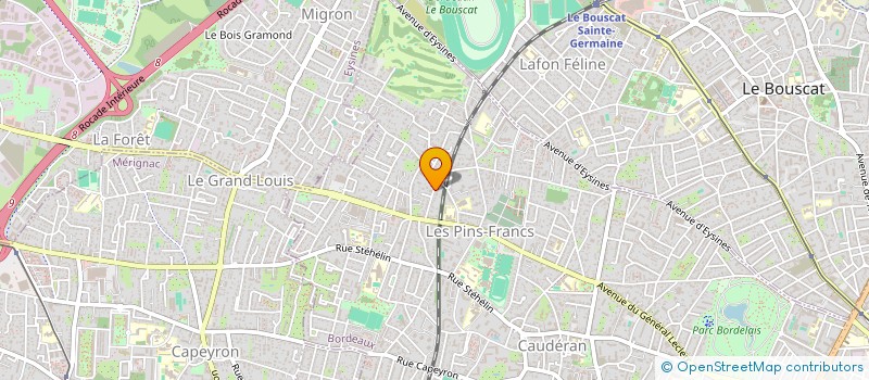 localisation de l'entreprise DENTALEARNING  BORDEAUX