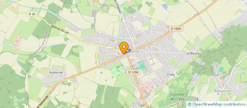 localisation de l'entreprise DENTALEMAN  DOUVAINE