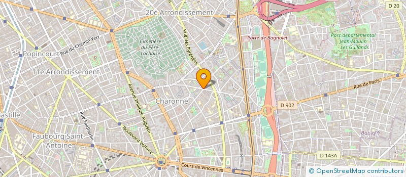 localisation de l'entreprise DENTALESPACE à PARIS