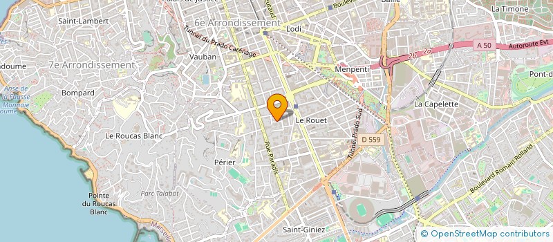localisation de l'entreprise DENTALEX S A à MARSEILLE