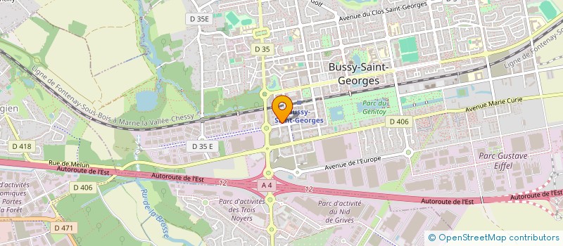 localisation de l'entreprise DENTALIGN BUSSY  BUSSY-SAINT-GEORGES