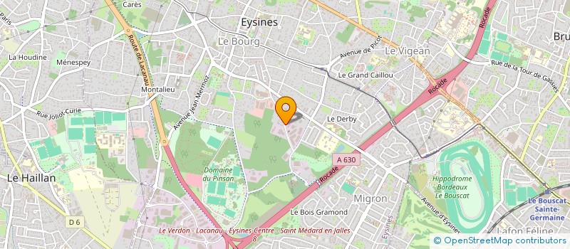 localisation de l'entreprise DENTALIS à MERIGNAC