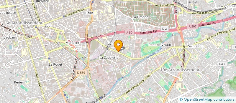 localisation de l'entreprise DENTALISA LA CAPELETTE à MARSEILLE