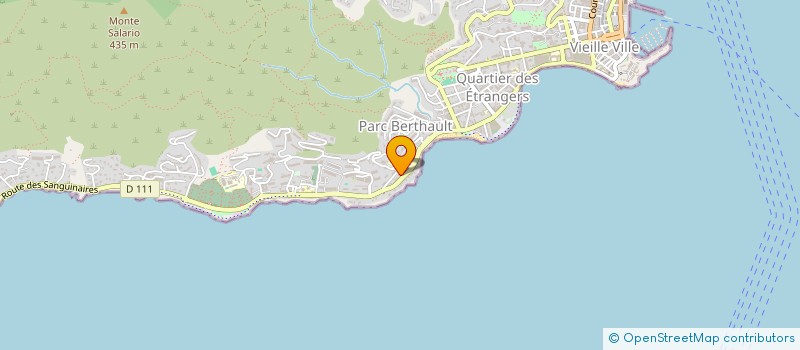 localisation de l'entreprise DENTALIUM  AJACCIO