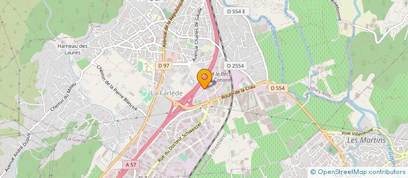 localisation de l'entreprise DENTALLIAGE à LA FARLEDE