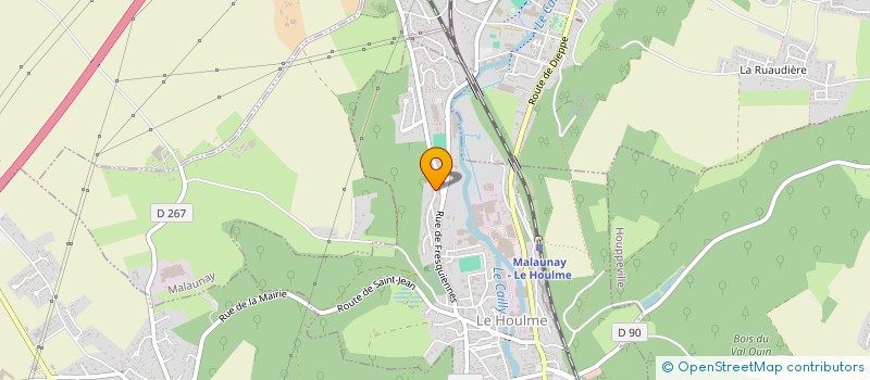 localisation de l'entreprise DENTALSC-HOUPPEVILLE  HOUPPEVILLE