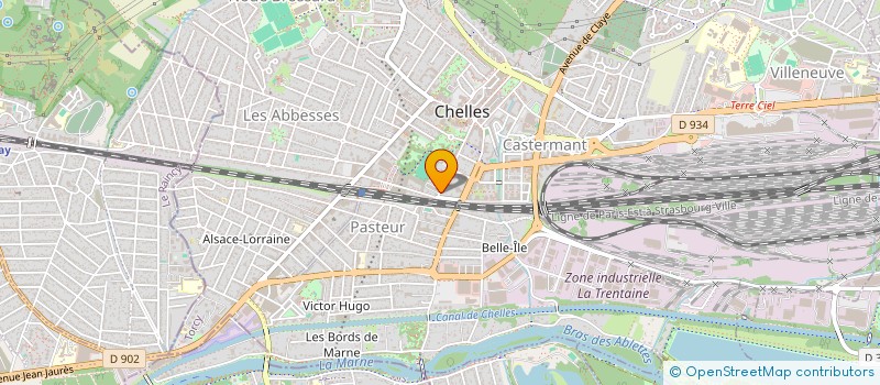 localisation de l'entreprise DENTALSERVIO DIEPPE  CHELLES