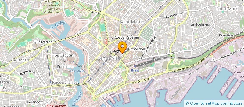 localisation de l'entreprise DENTALTHEB  BREST