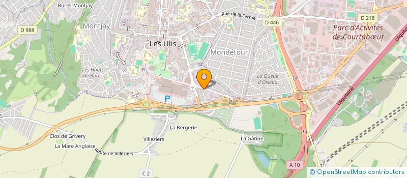 localisation de l'entreprise DENTALZ à LES ULIS
