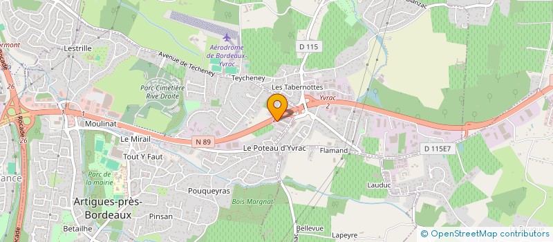 localisation de l'entreprise DENTAMAX à ARTIGUES-PRES-BORDEAUX