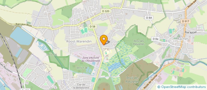 localisation de l'entreprise DENTAROOST IMMO  ROOST-WARENDIN